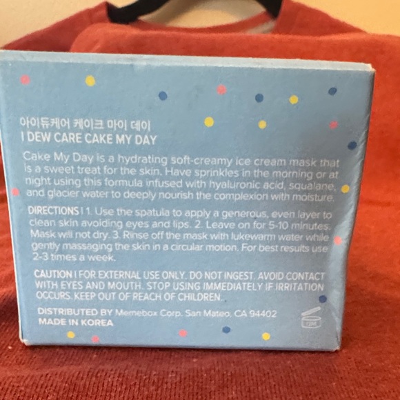 Cake My Day Hydrating Sprinkle Wash-Off Mask - Picture 2 of 2